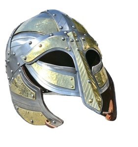 Casco Medieval de lujo, accesorio de escritura, el mejor regalo, Norman Viking, 18GA SCA - Product Image 1