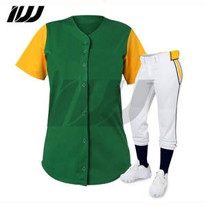 Uniforme de Softbol Unisex Más Vendido, Logotipo Personalizado, Transpirable, Talla Grande, Manga Corta, Ropa de Equipo - Product Image 4