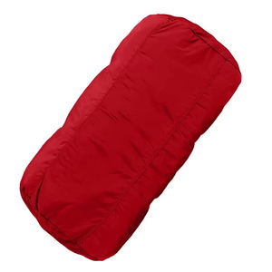 Bolsa de Lona Plegable Roja de Nailon, Gran Capacidad, para Viajes, Gimnasio, Fin de Semana, con Cierre, Asa Suave, Correa para Hombro, Forro de Poliéster - Product Image 2