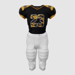 Vêtements de sport pour hommes, uniforme de football américain à manches courtes, de haute qualité, léger et respirant - Product Image 3