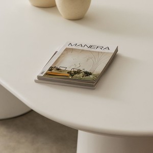 Vandana Hexa Vesta Oval <b>dining</b> <b>table</b> 220x95 cm in Noemi cement - Product Image 3