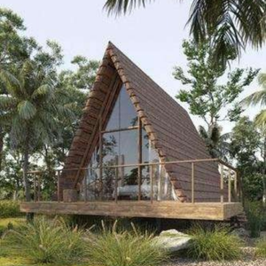 Soporte Técnico en Línea, Estructuras Prefabricadas para Exteriores de 40HC, Techo Inclinado, 5 Años de Garantía, Material de Bambú, Invernadero Prefabricado Industrial Ecológico - Product Image 6