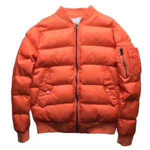 Men's Black Puffer Jacket Turn-down Collar Zipper Closure Casual Solid Color Polyester Material Winter Wear Regular Fit - Product Image 5