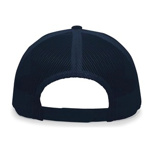 Casquette Trucker personnalisée en maille, casquette Snapback 6 panneaux réglable unisexe avec patch en cuir, fournisseur en gros OEM ODM, usine - Product Image 6