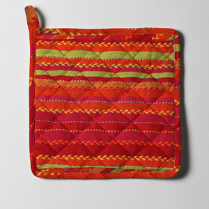 Meilleures ventes : Nouveaux maniques de four et dessous de plat en toile 100% coton et coton recyclé, avec design jacquard et technique de tissage, pour la cuisine - Product Image 2