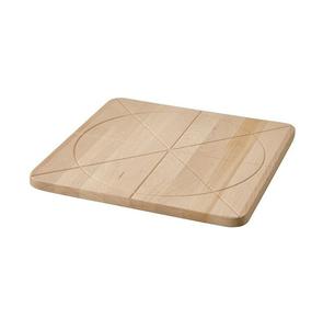 Tabla de Cortar Cuadrada de Madera con Guía para Cortar Pizza Grabada con Láser, para Restaurante, OEM Vietnam - Product Image 1