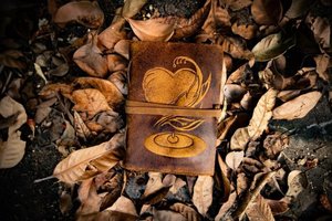Diario de viaje de cuero genuino puro al por mayor, hecho a mano, con encuadernación de cuero vintage, para hombre y mujer. - Product Image 2