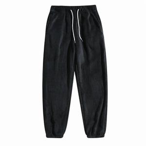 Pantalon Harem en Polaire pour Femme, Taille Haute, Coupe Ample, Couleur Unie, Longueur Intégrale, Décontracté, Taille Élastique avec Cordon de Serrage, Écologique, Séchage Rapide - Product Image 3