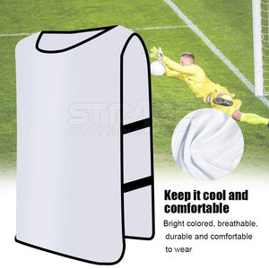 Chaleco de Fútbol Profesional Ligero, Transpirable, que Absorbe la Humedad, Ecológico, Unisex, 100% Poliéster, Costuras Duraderas, Brazales Flexibles - Product Image 4