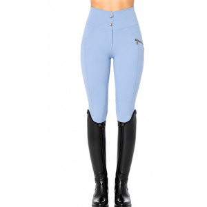 Pantalon d'équitation pour femme tendance, taille haute, extensible, léger, en spandex, pour l'entraînement équestre, la pratique quotidienne en extérieur - Product Image 1