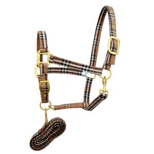 Vente en gros de licou d'équitation en nylon réglable conception personnalisée équipement d'équitation de course équestre léger Sports de plein air - Product Image 4