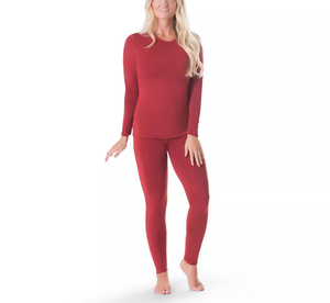 Ensemble de sous-vêtements thermiques sans couture respirants et chauffants pour l'hiver froid, vente en gros pour femmes, antibactérien, écologique - Product Image 2