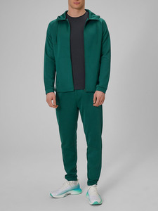 Conjunto Deportivo Premium Verde con Capucha para Hombre, Corte Ajustado, con Cierre, Ropa Deportiva para Hombre, Logotipo Personalizado, Chándal Moderno para Gimnasio y Running - Product Image 4