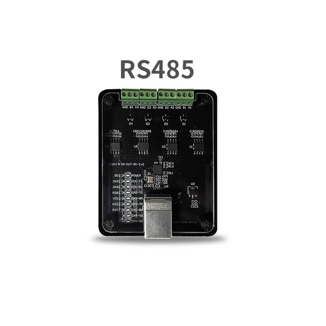 USB2.0 to 4-Channel RS485 Converter Module - CH9114 High-Speed (15Mbps) Industrial Adapter