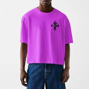 Camiseta de Alta Calidad para Hombre, 100% Algodón, Casual, Manga Corta, Corte Holgado, Personalizada con Serigrafía, Azul Marino, Secado Rápido - Product Image 2