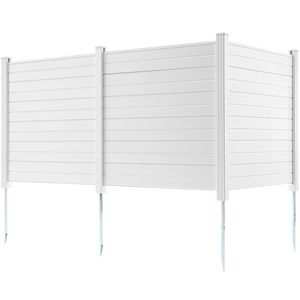 Recinzione Orizzontale in PVC da 50x50 Pollici per Copertura Climatizzatore e Attrezzature Piscina - Schermo Privacy per Esterni - Product Image 1