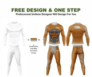 Nouvelle Collection 2026 : Tenue de Compression Homme à Impression par Sublimation – Rashguard et Legging MMA Respirants, Écologiques et de Qualité Supérieure - Product Image 2
