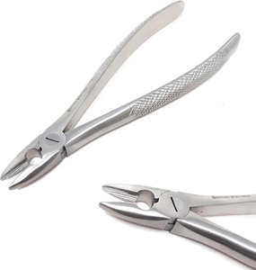 Forceps d'extraction dentaire en acier inoxydable de haute qualité, modèle américain professionnel, pour dents supérieures et inférieures, à action manuelle - Product Image 1