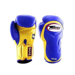 Guantes de Boxeo BGVL 6 Multicolor de Alta Calidad, Azul y Blanco, de Larga Duración, con Cierre de Velcro, para Muay Thai y MMA - Product Image 1