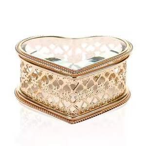 Boîte de rangement pour bijoux artisanale, organisateur en métal pour bagues, boucles d'oreilles, colliers, accessoires, idéal pour offrir - Product Image 6