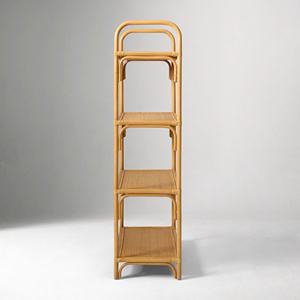 Étagère de rangement en rotin rectangulaire de style scandinave avec poignées pour chambre d'enfant, organisateur multi-usages - Product Image 3