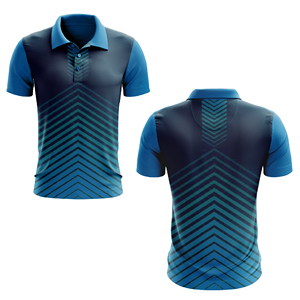 Dry Fit <b>Moisture</b> <b>Wicking</b> 100% Polyester Knitted Custom Solid Men's Short Sleeve for <b>Shirt</b> Breathable Golf Tennis Uniforms - Product Image 5