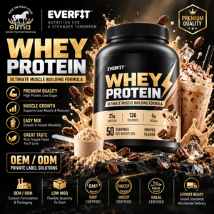 Proveedor de Proteína de Suero de Leche con Sabor a Vainilla de Marca Privada en Malasia, Fabricación OEM de Batidos WPC de Marca Personalizada, Crecimiento Muscular para Adultos, 20-29 g - Product Image 1