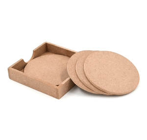 Accessoires de cuisine, sous-verres en MDF, meilleur prix, tapis réutilisables pour café et jus, pour la décoration de table, épaisseur 6 mm - Product Image 4