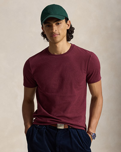 เสื้อยืดแขนสั้นคอกลมผ้าฝ้ายสีมารูนสำหรับผู้ชาย – เนื้อผ้านุ่ม ทนทาน สวมใส่สบาย เหมาะสำหรับแฟชั่นในชีวิตประจำวัน - Product Image 4