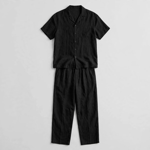 Survêtements grande taille pour hommes, 2 pièces, style streetwear Y2K, polyester/coton respirant, léger, élastique, été - Product Image 3