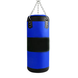 Highly Demanded PU Leather Heavy <b>Boxing</b> Punching Bag with Custom Logo Men's Training Tool Filled with Sands - Product Image 5