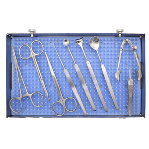 Kit de 10 Piezas de Instrumentos Quirúrgicos Manuales Reutilizables para Enucleación, Herramientas de Cirugía Oftálmica para Extracción de Ojos, Acero Inoxidable, Oftalmología - Product Image 4