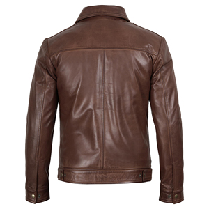 In-Stock Items Factory Direct Sales Spring Autumn Fashion Sports <b>Sheepskin</b> <b>Jacket</b> Unisex Genuine Leather Plain Dyed Waterproof - Product Image 2