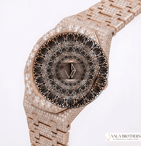 Montre Chronographe Offshore Audemars Piguet Royal Oak Diamant 42mm Acier Inoxydable Octogonale Analogique Saphir Style Antique Dessin Animé - Product Image 4