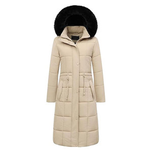 Manteau d'hiver pour femmes, parka longue imperméable, veste chaude pour la neige, vêtements d'extérieur résistants au froid, coupe-vent, isolée - Product Image 1