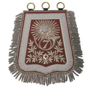 Insignias Personalizadas Tejidas con Flecos, Colgantes de Tela Bordados, Insignias de Sabretache Bordadas a Mano con Imán - Product Image 3