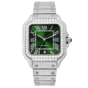 Reloj de Diamantes Moissanite de la Mejor Calidad para Hombre, Reloj de Pulsera de Lujo para Regalos de Boda, Fiestas y Uso Diario - Product Image 4