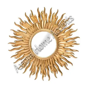 Frameless Round <b>Mirror</b> with Minimalist Design Ideal for Modern Home Decor by Axiom Home <b>Accents</b> Contemporary wall - Product Image 2