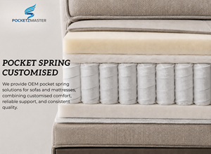 Juego de resortes ensacados de fábrica directa de Malasia para sofá y colchón: Muebles de confort con soporte. - Product Image 4
