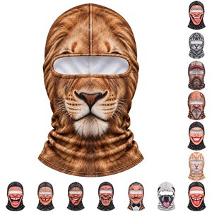 Masque facial en nylon noir et blanc Splendid Apparel, respirant, imperméable, protection pour les sports de plein air, unisexe, adultes - Product Image 6