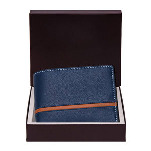 Portefeuille court unisexe vintage en cuir véritable de qualité supérieure, personnalisable, imperméable, respirant, léger et anti-RFID - Product Image 2