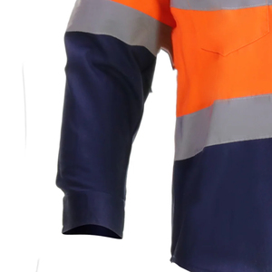 2026 Workwear Long Sleeve Construction Industrial Shirt Breathable And <b>Waterproof</b> And Excellent Safety <b>Work</b> - Product Image 4