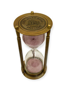 Reloj de Arena Hecho a Mano de Latón por Kelvin and Hughes - Diseño Art Deco, Ecológico, Regalo de Cumpleaños - Product Image 3