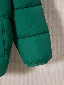 New High Quality Winter Factory Wholesale Green Hooded Puffer <b>Jacket</b> <b>With</b> Sherpa <b>Lining</b> Zipper Closure Unisex Winter Casual - Product Image 6