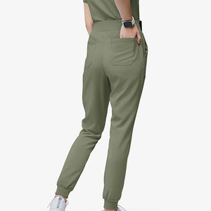 Pantalon de travail pour femmes, coupe ajustée, qualité supérieure, 100% polyester, prix d'usine, vente en gros OEM personnalisée - Product Image 4