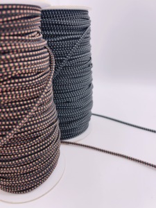 3mm 5mm 6mm Golden Silver Brown Black Metallic Thick Braided Eco-Friendly Soutache <b>Cord</b> for Home Textile <b>Bags</b> Shoes Garment DIY - Product Image 4