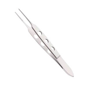 Pinzas de Fijación Rectas Dentadas Delicadas de 8.5cm para Cirugía Oftálmica, Manipulación de Tejidos y Aplicación de Apósitos en Oftalmología - Product Image 3