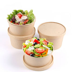 <b>Paper</b> Cup Salad <b>Bowl</b> Kraft <b>Paper</b> <b>Bowl</b> - Product Image 4