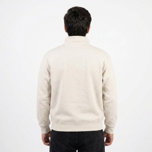 Sweat-shirt à col zippé personnalisé, coton lourd, streetwear, vêtements à marque privée pour les marques de vêtements et les détaillants - Product Image 2