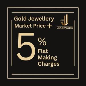 22K Two Tone <b>Solid</b> <b>Gold</b> Classic Italian Fusion Link Bracelet for Unisex with Lobster Clasp 15.07g - Product Image 3